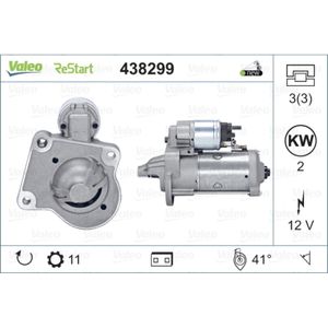 Starter VALEO 438299 für Ford C-Max II Grand S-Max Mondeo IV Focus III