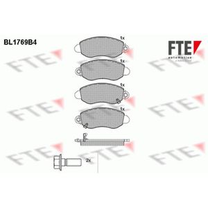 Bremsbelagsatz Scheibenbremse FTE 9010339 für Ford Transit