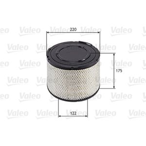 Luftfilter VALEO 585744 für Ford Ranger