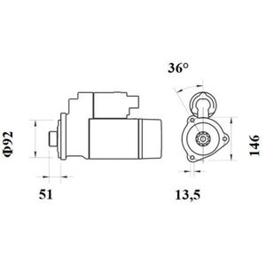 Starter MAHLE MS 783