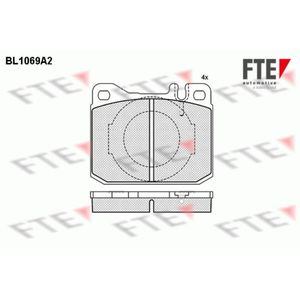 Bremsbelagsatz Scheibenbremse FTE 9010022 für Mercedes-Benz8