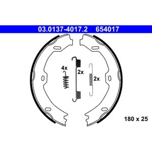 Bremsbackensatz Feststellbremse ATE 03.0137-4017.2 für Mercedes-Benz E