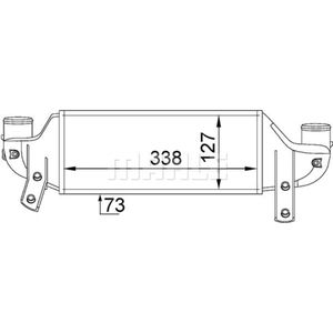 Ladeluftkühler MAHLE CI 202 000S Ford Fiesta IV Focus I Turnier