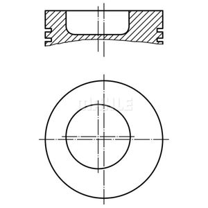 Kolben MAHLE 043 60 00