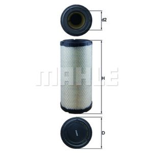 Luftfilter MAHLE LX 1241