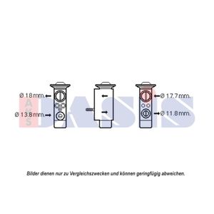 Expansionsventil Klimaanlage AKS DASIS 840228N für Volvo Land Rover S80 II