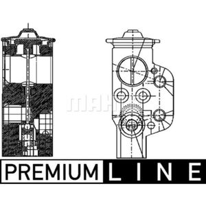 Expansionsventil Klimaanlage MAHLE AVE 58 000P für Seat Skoda Audi VW Ibiza IV