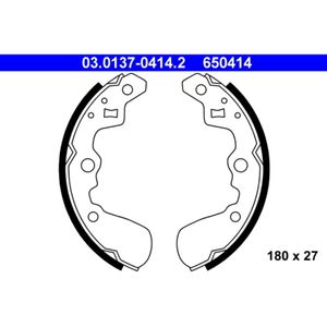 Bremsbackensatz ATE 03.0137-0414.2