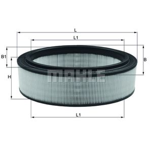 Luftfilter MAHLE LX 2844 für Dacia Renault Logan Pick-UP Sandero Kangoo