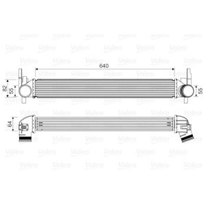 Ladeluftkühler VALEO 818574 für Seat Skoda Audi VW Ibiza IV SC Roomster A1