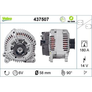 Generator VALEO 437507 für Audi VW A6 C6 A8 D3 Avant Touareg Q7