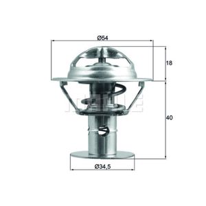 Thermostat Kühlmittel MAHLE TX 180 86D für Ford Usa Jaguar VW Mondeo I