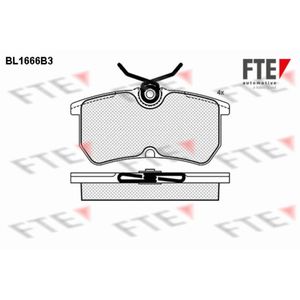 Bremsbelagsatz Scheibenbremse FTE 9010279 für Ford Focus I Turnier