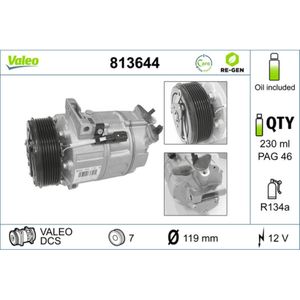 Kompressor Klimaanlage VALEO 813644 für Renault Opel Espace IV Trafic II