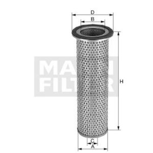 Sekundärluftfilter MANN-FILTER C 12 100 x