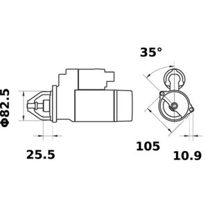 Starter MAHLE MS 29