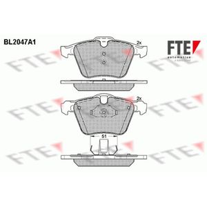 Bremsbelagsatz Scheibenbremse FTE 9010633 für Volvo Ford Jaguar V60 I S80 II