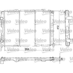 Kühler Motorkühlung VALEO 731283 für Alfa Romeo Gtv Spider