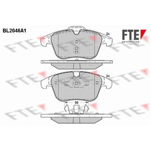 Bremsbelagsatz Scheibenbremse FTE 9010632 für Land Rover Ford Volvo Freelander 2