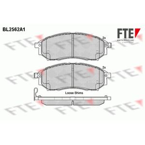 Bremsbelagsatz Scheibenbremse FTE 9010813 für Renault Koleos I