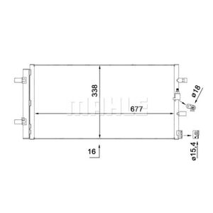 Kondensator Klimaanlage MAHLE AC 102 000S für Audi A6 C7 Avant